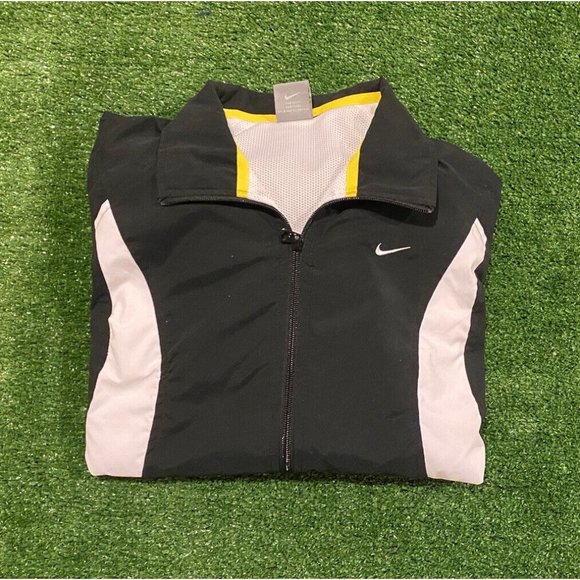YTK Youth Nike swoosh zip up jacket coat large 14-16 adult small